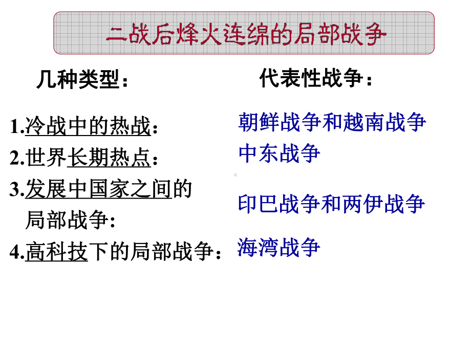 高中历史选修3朝鲜战争课件.ppt_第1页