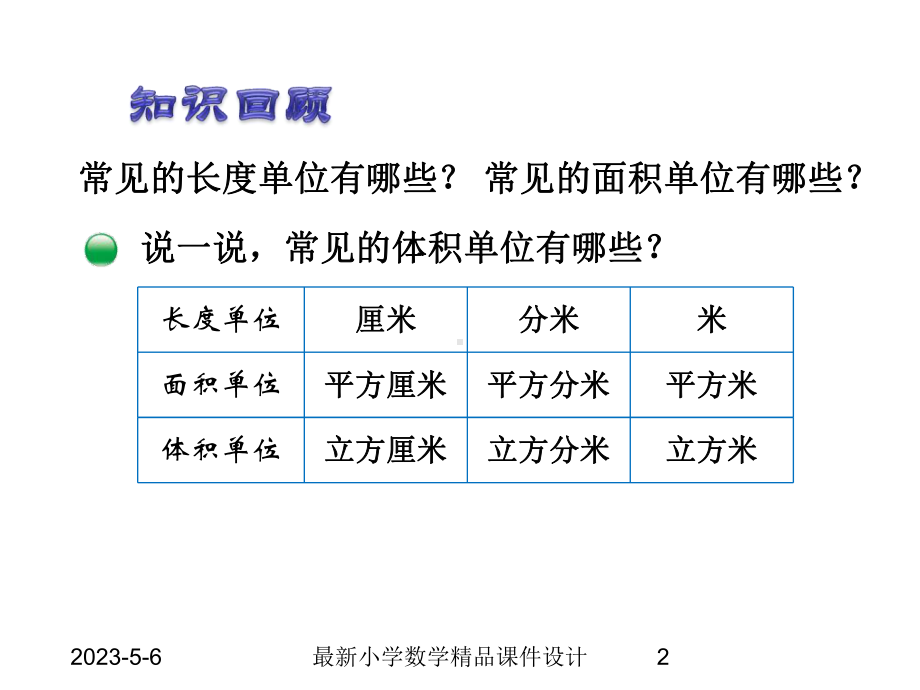 最新北师大版小学五年级下册数学课件-第四单元-体积单位.ppt_第2页