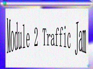 高二英语TrafficJam课件.ppt