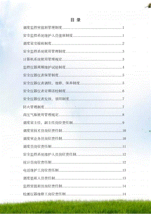 安全监控系统管理制度和岗位责任制(DOC 17页).doc