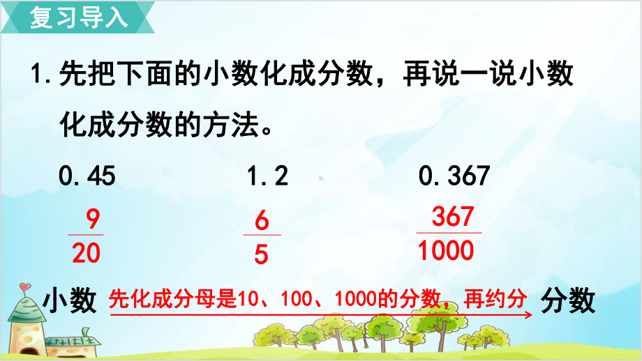 人教版六年级上册数学-百分数和小数、分数的互化课件.pptx_第2页