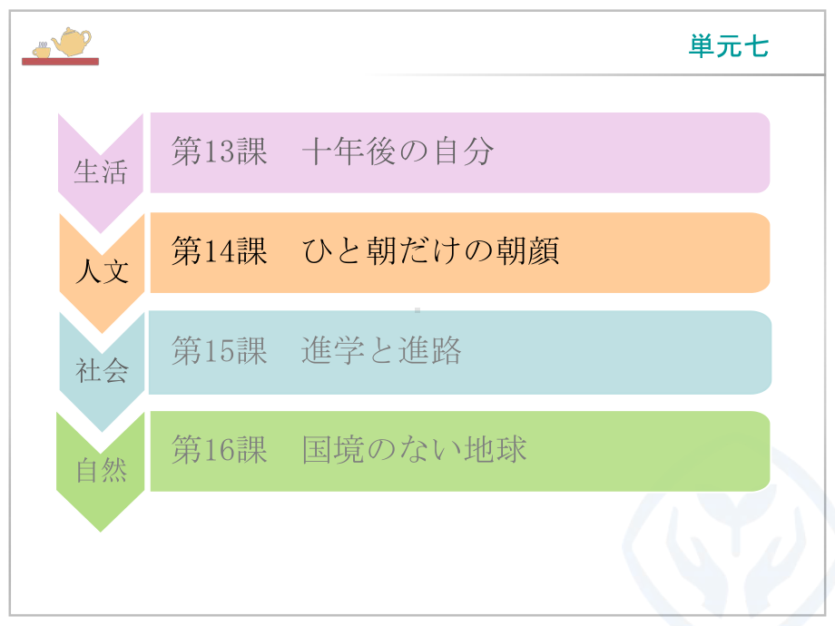 第14課 ひと 朝だけの朝顔 ppt课件-2023新人教版《高中日语》选择性必修第二册.pptx_第2页