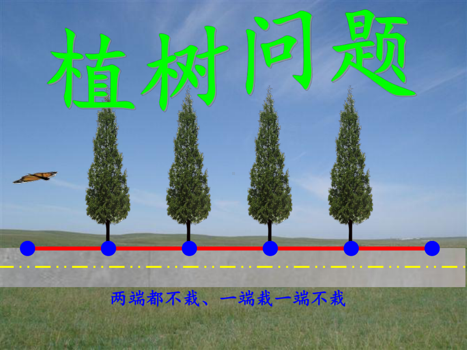 植树问题例2(两端都栽、一端栽一端不栽)课件.ppt_第1页