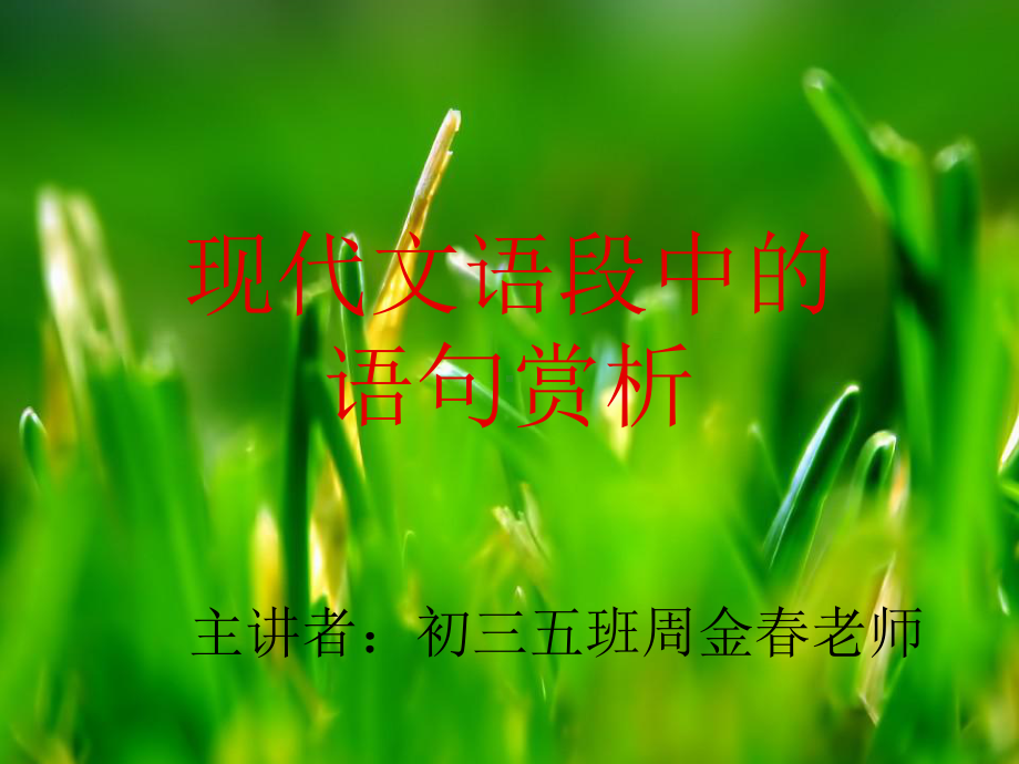 现代文词句赏析课件.ppt_第1页