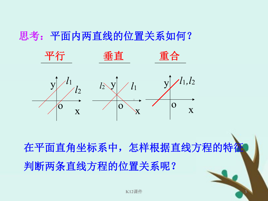 高中数学-第二章-解析几何初步-213-两条直线的位置关系课件1-北师大版必修2.ppt_第3页