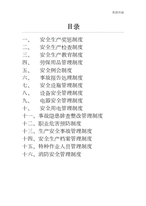 安全生产管理制度成文(DOC 22页).doc