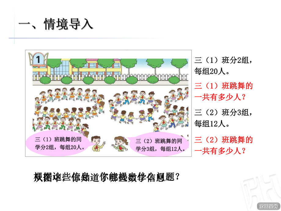 青岛版三年级数学上册第二单元信息窗1《两位数乘一位数的不进位乘法》公开课课件.ppt_第2页