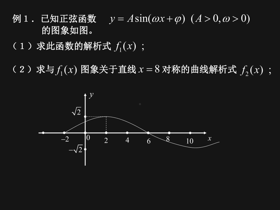 高中数学必修四课件-函数y=Asin(wx+Φ)解析式求解习题课.ppt_第3页