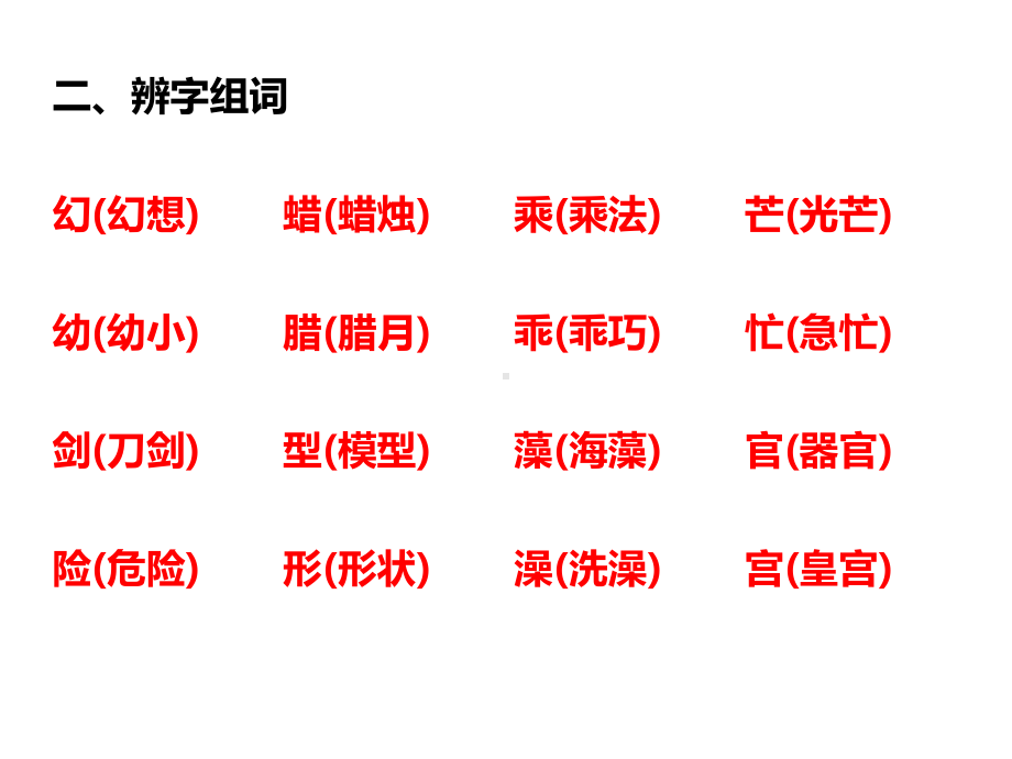 部编版三年级下语文第七单元重点知识复习课件.ppt_第2页