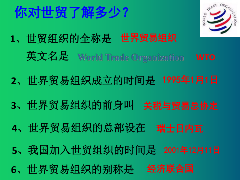 高中政治人教版选修三课件专题53走进世界贸易组织解析.ppt_第3页