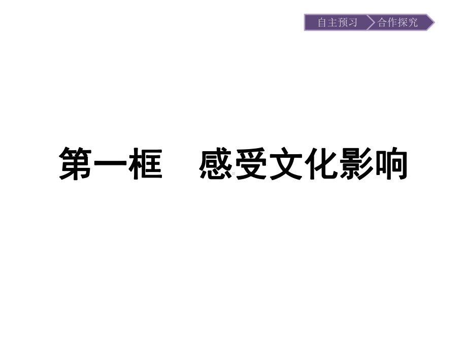 高中政治人教版必修3文化生活课件：第2课-文化对人的影响.pptx_第1页