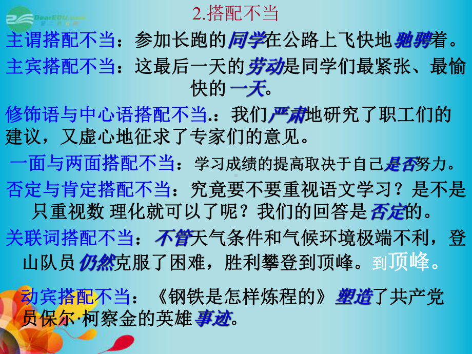 甘肃省某中学高考语文-专题专项复习-语病-修改病句课件.ppt_第3页