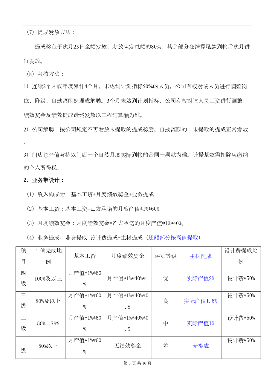 家装行业门店薪酬管理制度(DOC 8页).doc_第3页