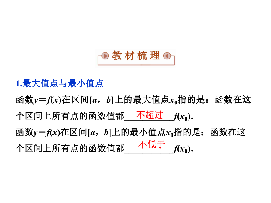 高中数学选修1-1课件：最大值、最小值问题(一).ppt_第3页