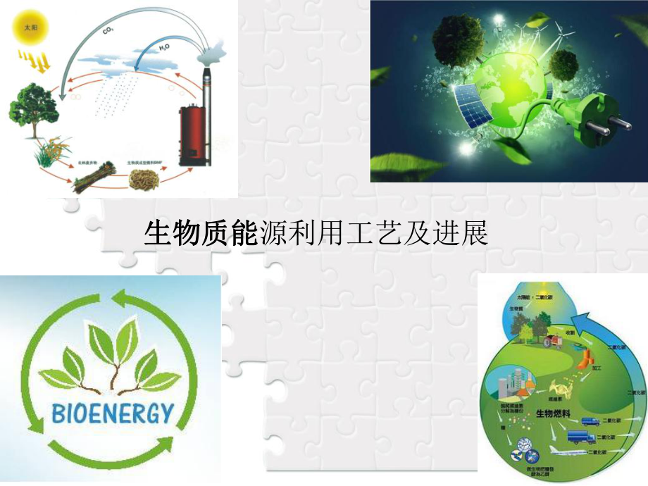 生物能利用进展(制乙醇发电和制氢)课件.ppt_第1页