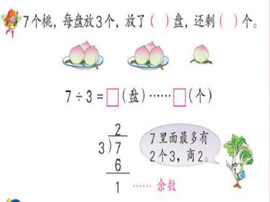 苏教版二年级数学下册课件有余数的除法竖式计算.ppt_第3页