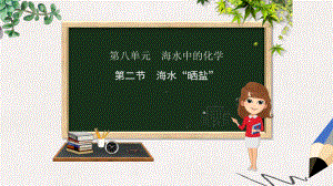 九年级化学下册第八单元海水中的化学第二节海水“晒盐”课件新版鲁教版.pptx