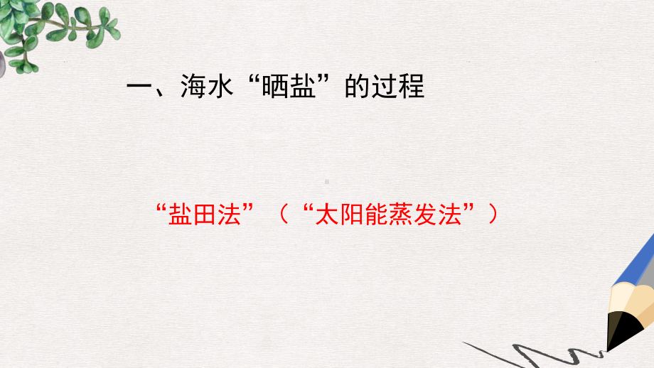 九年级化学下册第八单元海水中的化学第二节海水“晒盐”课件新版鲁教版.pptx_第2页