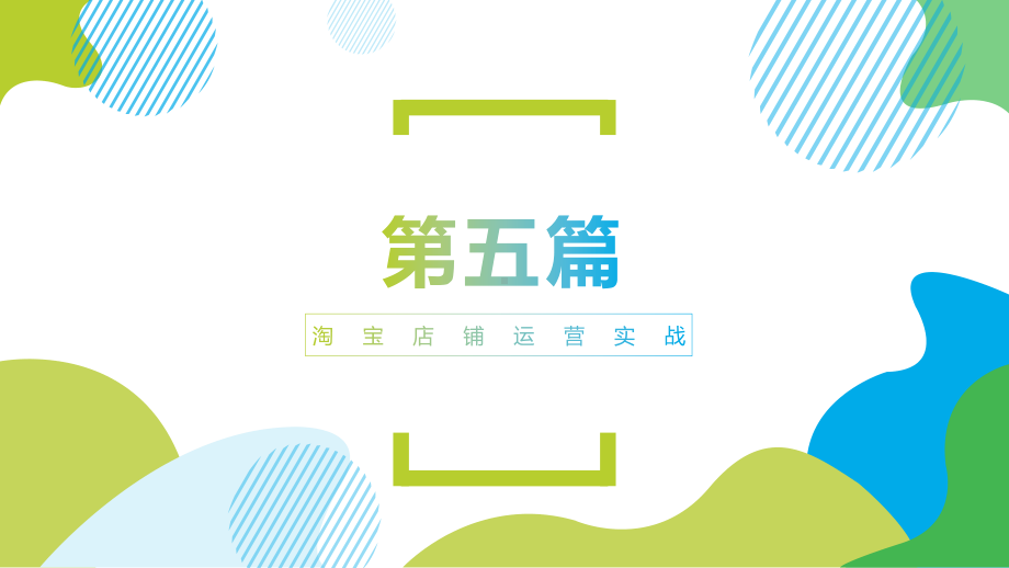 第五篇-淘宝店铺运营实战课件.pptx_第1页