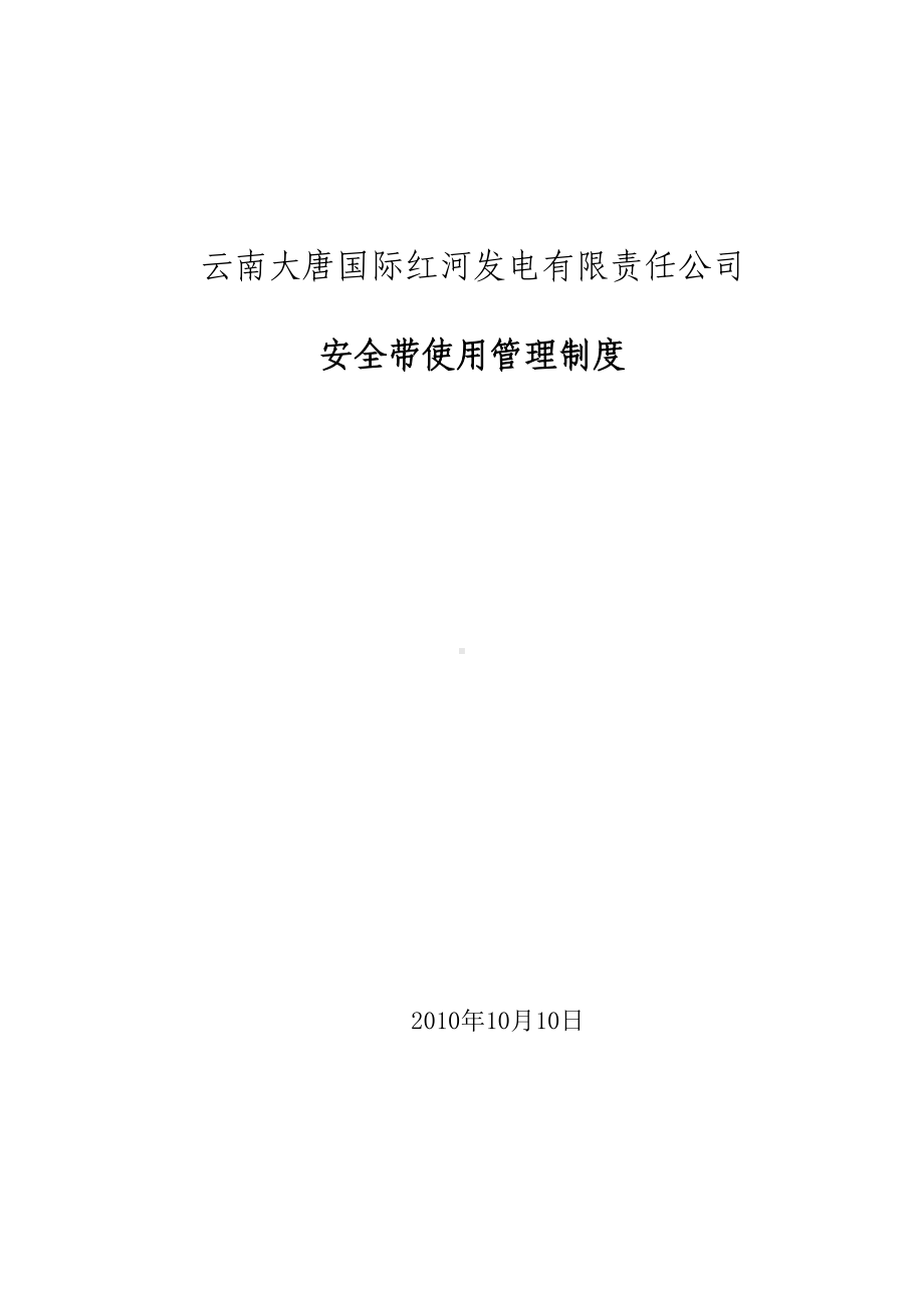 安全带管理制度(DOC 18页).doc_第1页