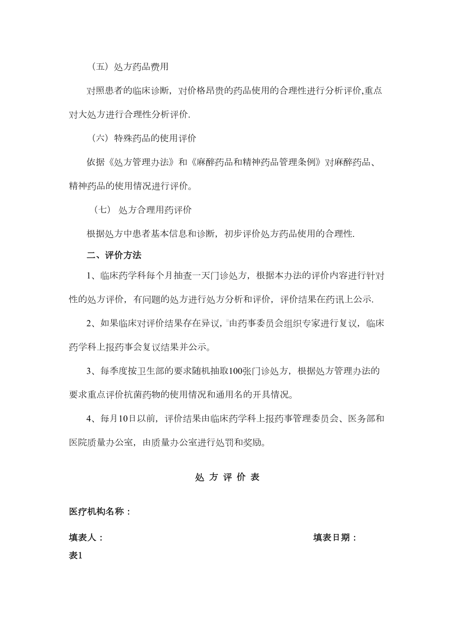 处方点评制度和实施细则(DOC 8页).doc_第3页