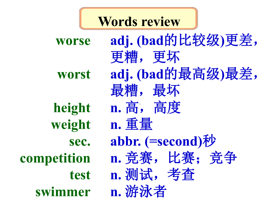 牛津译林版八年级英语上册课件：unit1Grammar.pptx_第2页