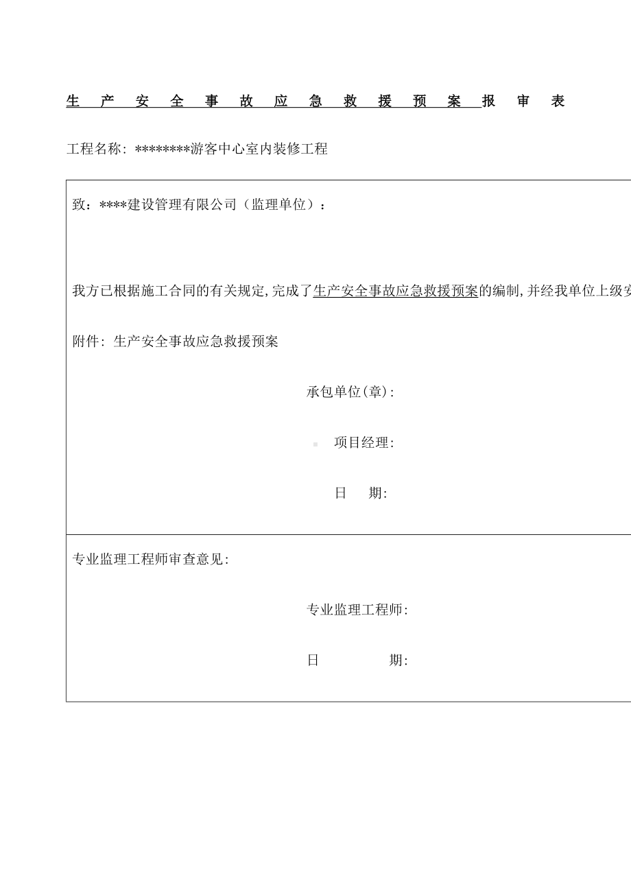 室内装饰工程应急预案(DOC 21页).docx_第1页