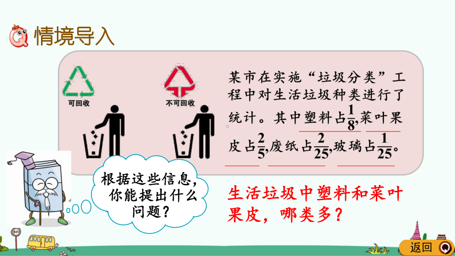 青岛版五年级数学下册第五单元-分数加减法(二)课件.pptx_第3页