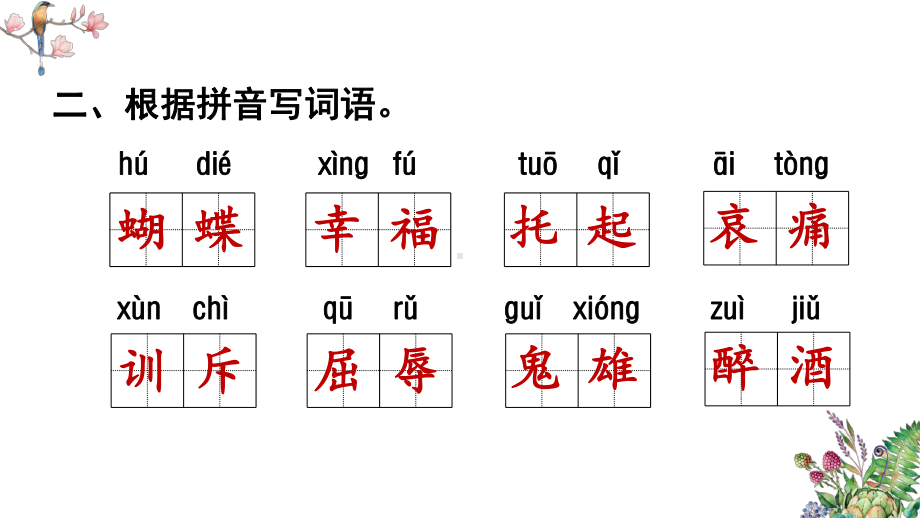 部编(统编)四年级语文上册期末字词专项复习课件.pptx_第3页