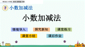 青岛版四年级数学下册第七单元-小数加减法-课件.pptx