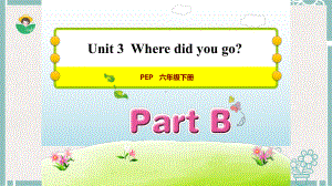 最新精选PEP人教版小学六年级英语下册课件：Unit-3-Where-did-you-go-part-B教师授课课件.ppt