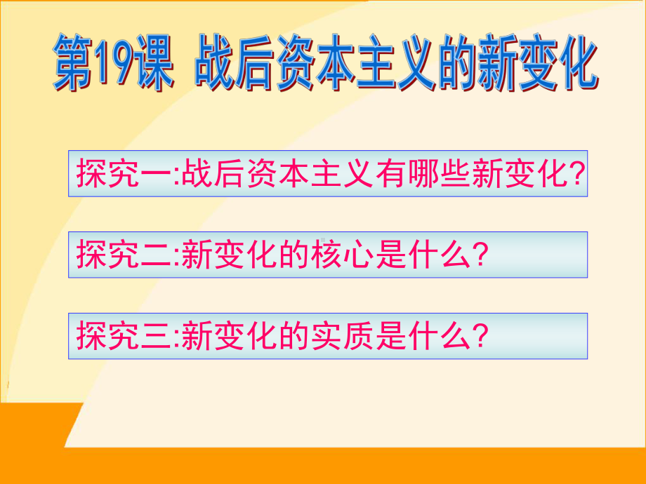 高中历史必修2《世界资本主义经济政策的调整第19课-战后资本主义的新变化》1652人教课件.ppt_第3页