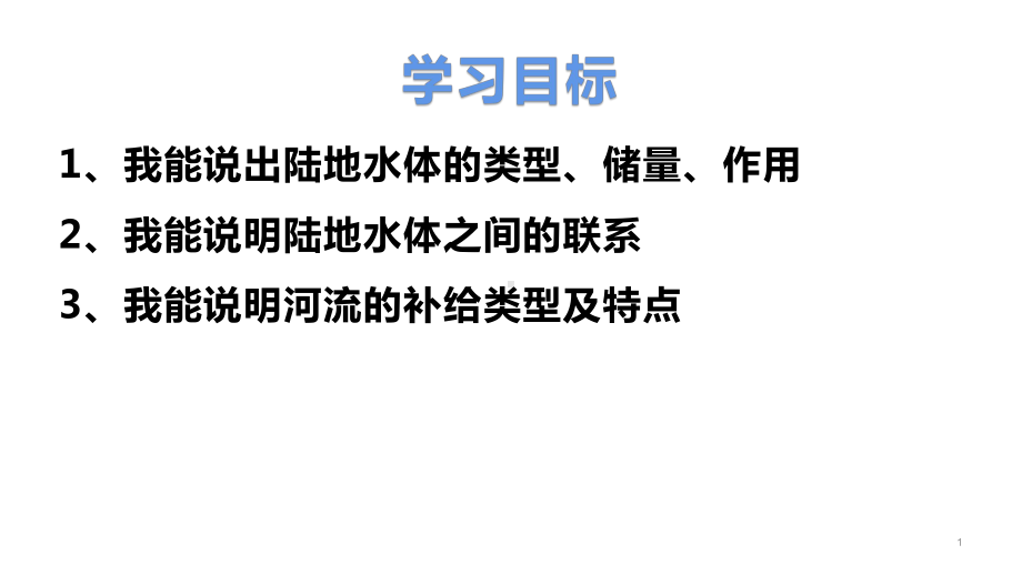 陆地水体及其相互关系(课件)云南省某中学高中地理鲁教版选择性必修.pptx_第1页