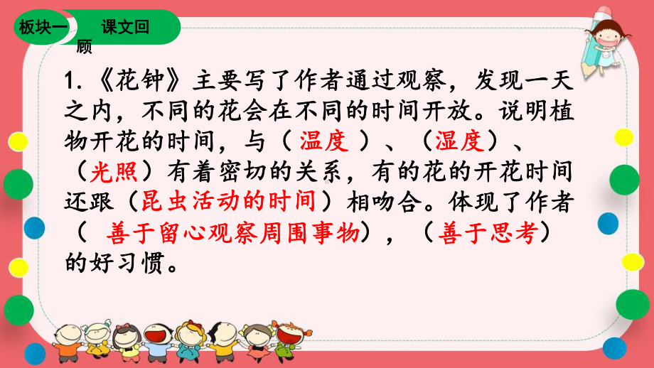 部编本语文三下第四单元整理与复习课件.ppt_第3页