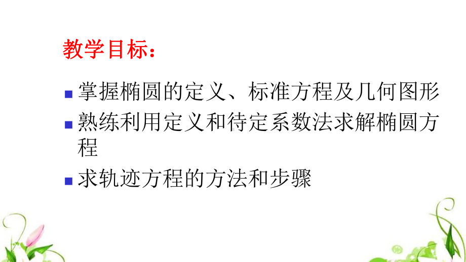 人教版高中数学选修2-1-221-椭圆及其标准方程(第二课时)公开课教学课件.pptx_第2页