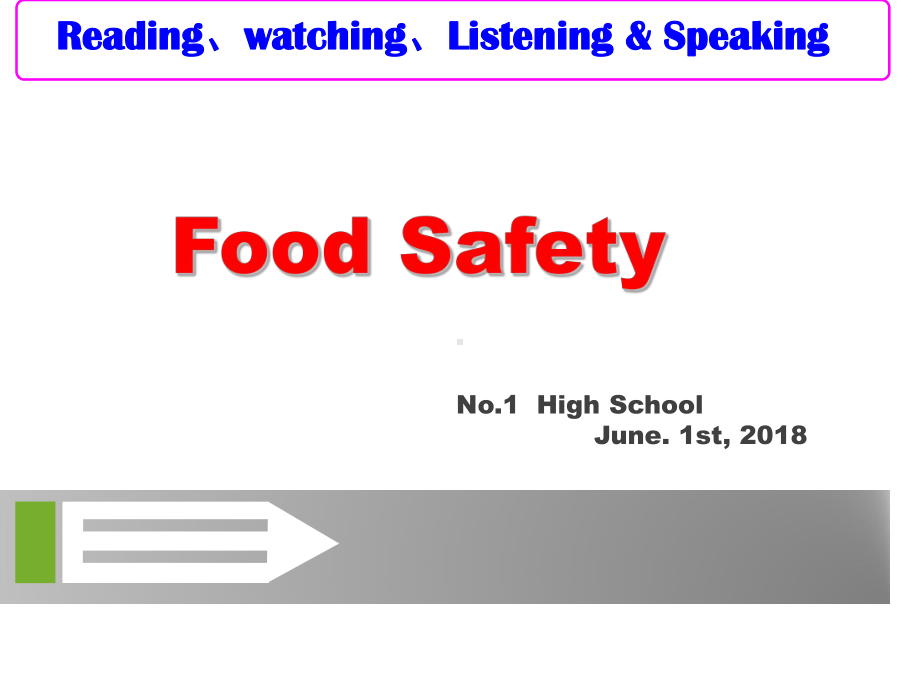 高中英语food-safety-教学课件.ppt_第1页