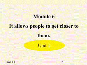 最新外研版八年级上册英语课件：-Module-6-Unit-1.ppt