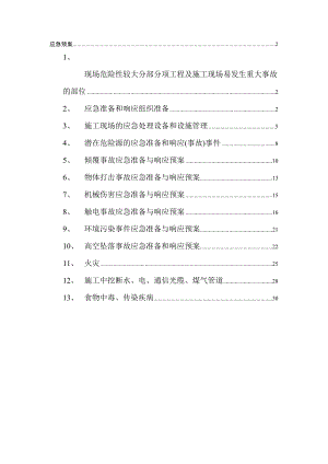 天津某厂房安全事故应急预案-(DOC 36页).doc