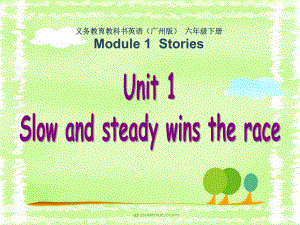 广州版英语六年级下册Unit-1《Slow-and-steady-wins-the-race》课件.ppt