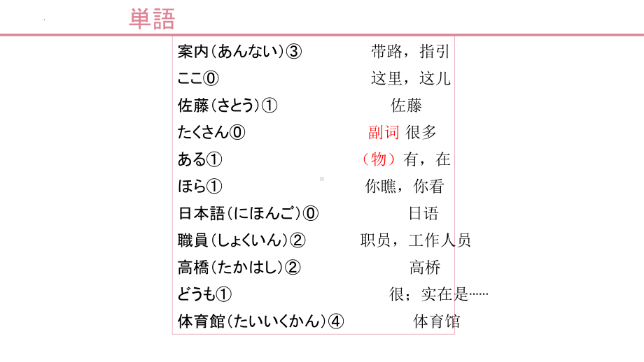 第7课 学校案内 ppt课件 -2023新人教版《初中日语》必修第一册.pptx_第2页