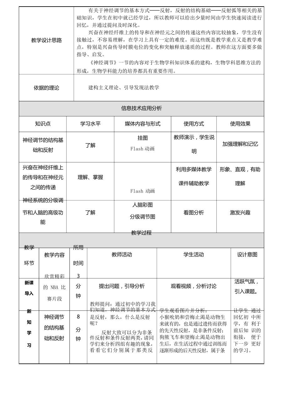 通过神经系统的调节教案.docx_第2页