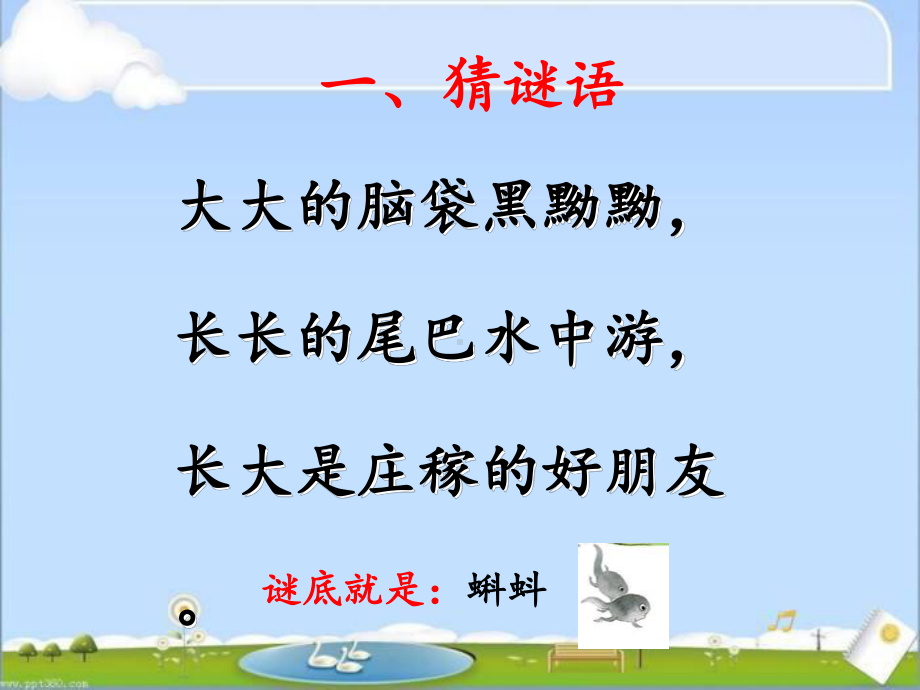 部编版二年级语文上册《小蝌蚪找妈妈》课件(公开课).pptx_第3页