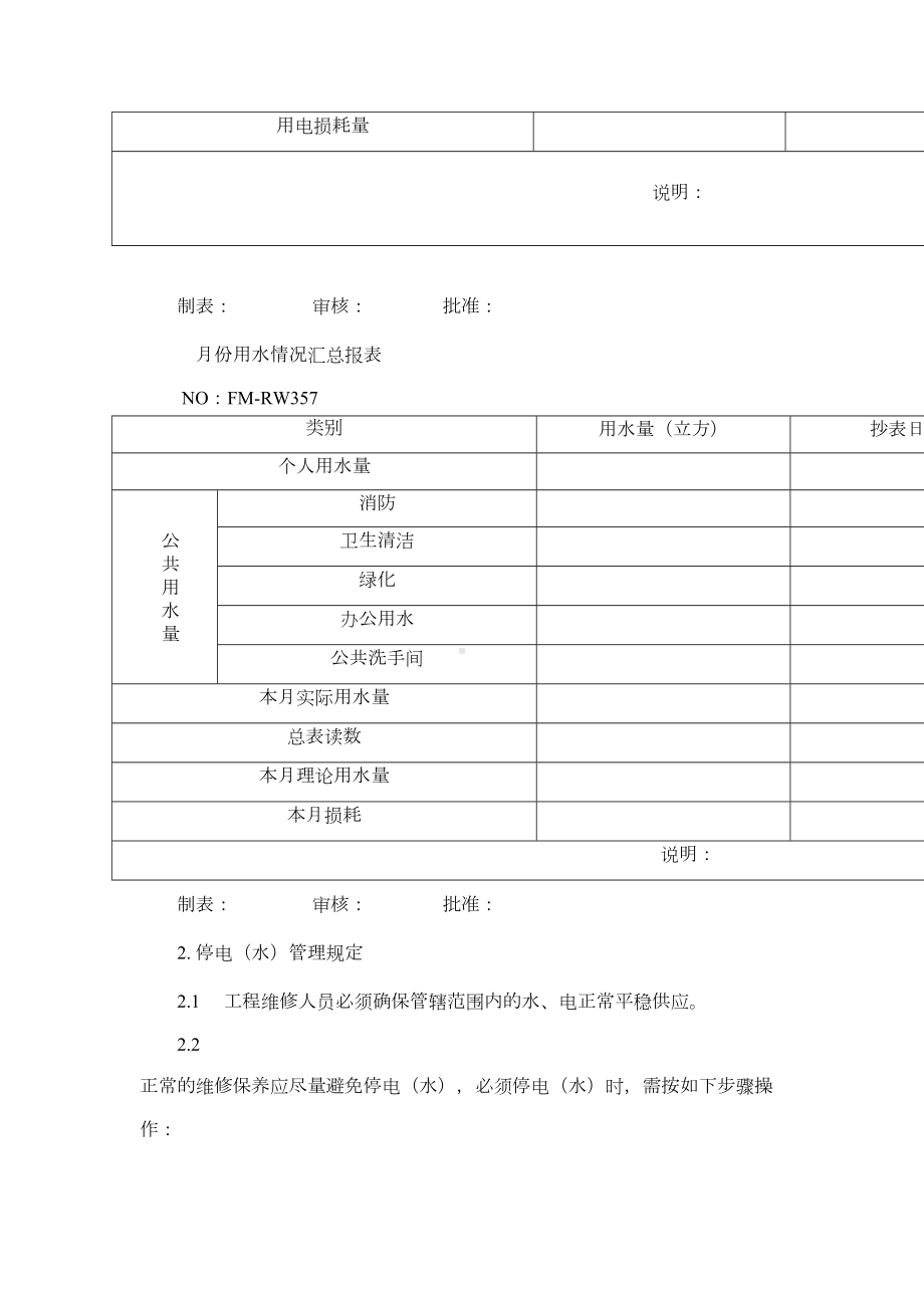 小区物业工程部水电管理制度教程文件(DOC 12页).doc_第3页