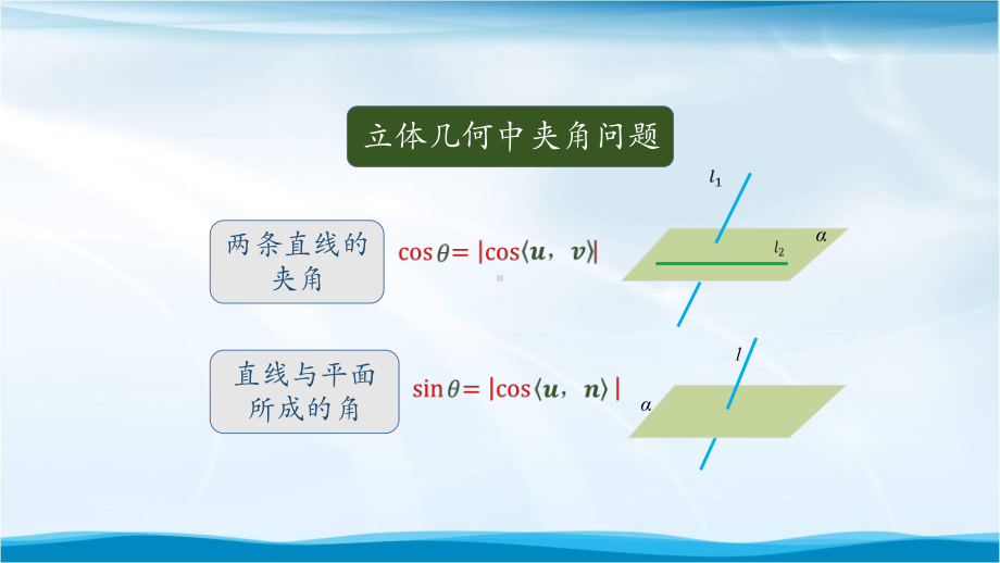 高二（数学(人教A版)）用空间向量研究距离、夹角问题课件3.pptx_第2页