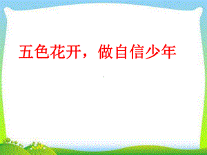 部编版人教版二年级语文上册小学生宪法知识主题班会课件.ppt