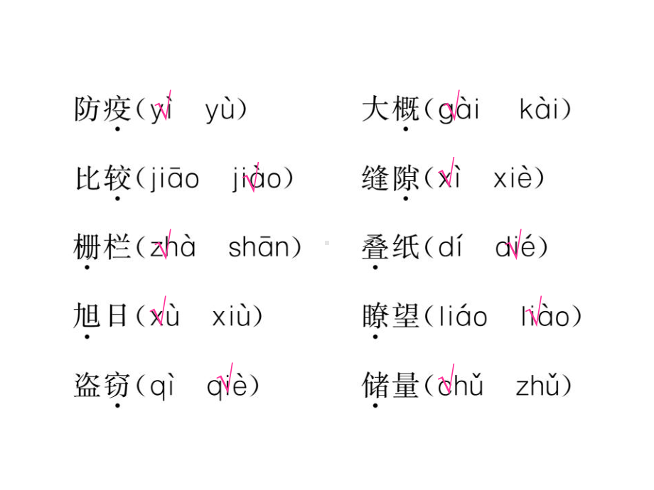 部编版人教版三年级下册语文三下期末复习小专题：专题1拼音与字词习题课件.ppt_第3页