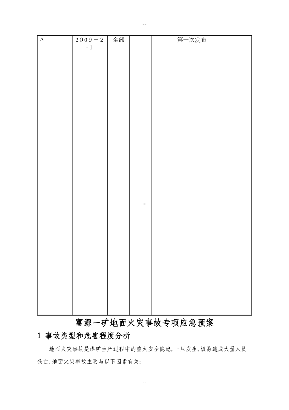 富源一矿地面火灾事故专项应急预案(DOC 10页).doc_第3页