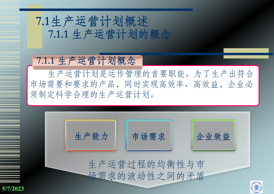 生产运营管理第七章生产运营计划课件.ppt_第3页