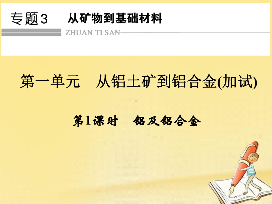 高中化学必修一(苏教版)课件：专题3-从矿物到基础材料-第一单元-第1课时.ppt_第1页