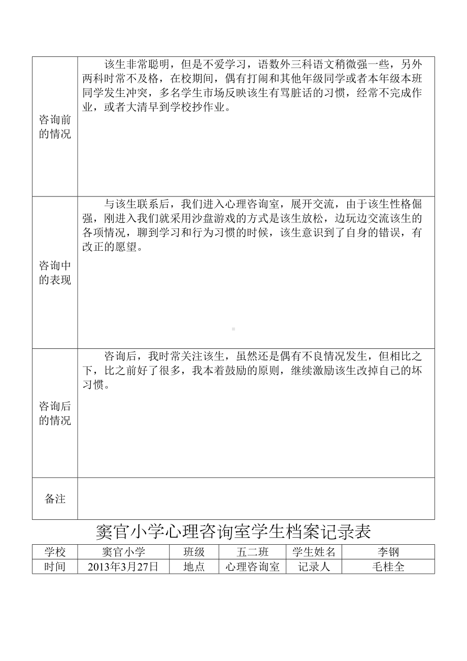 小学心理咨询室学生档案记录表(DOC 10页).doc_第3页